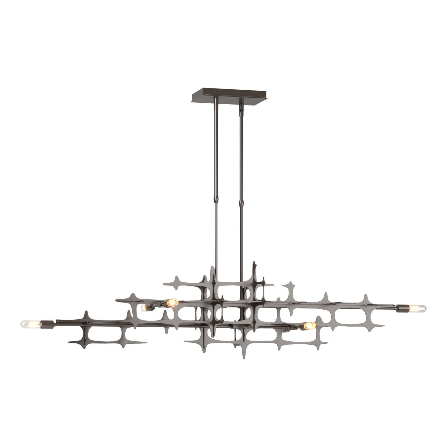 Grid Pendant 6-Light in Oil Rubbed Bronze