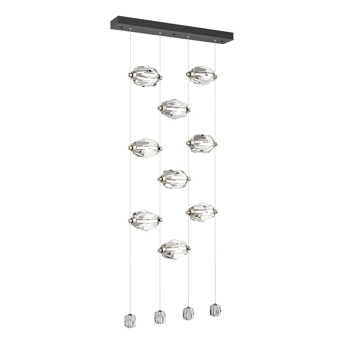 Gatsby 9-Light LED Pendant Crystal LED in Black