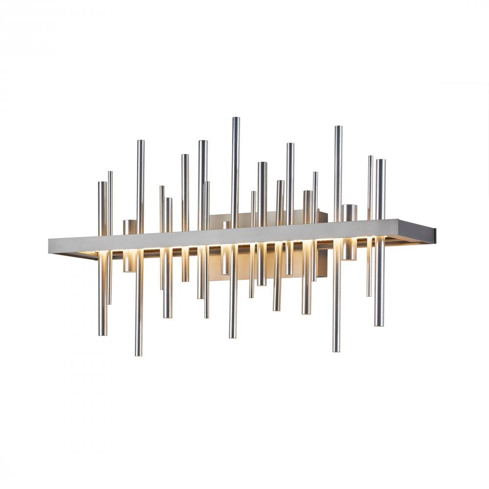 Cityscape Wall Sconce, 1-Light, LED, Vintage Platinum, 15.5"H (207915-LED-82-82 45W086)