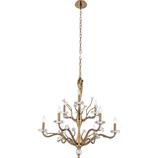 Venus 6 Light 26" Wide Crystal Candle Style Chandelier