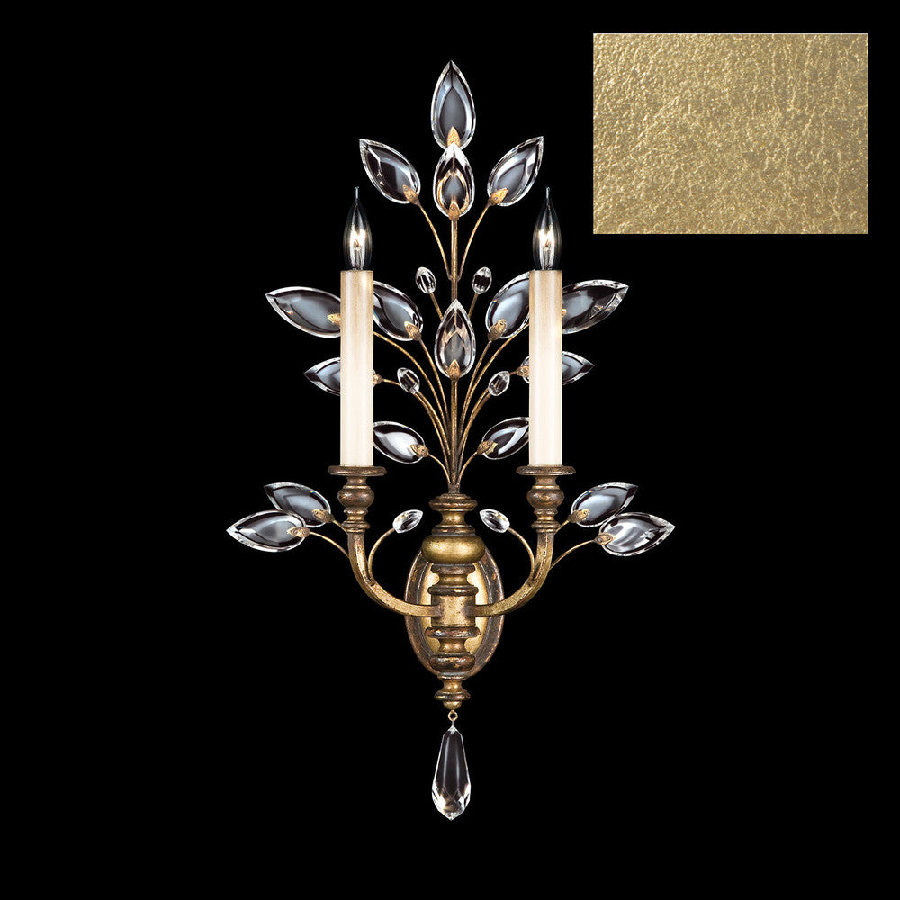 Crystal Laurel Wall Sconce