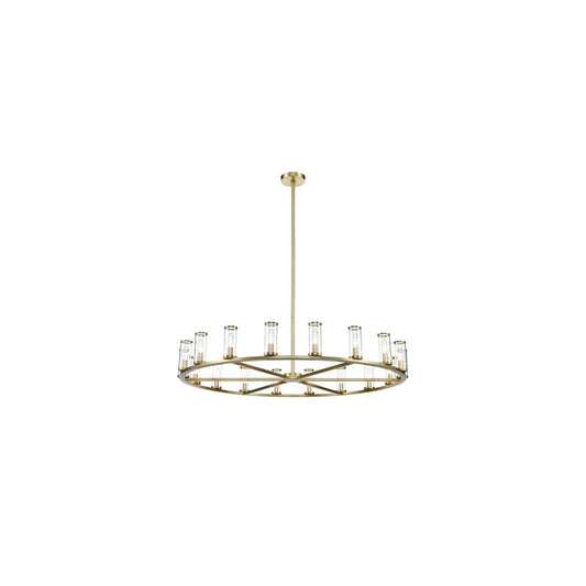 Revolve 18 Light 47" Wide Taper Candle Chandelier
