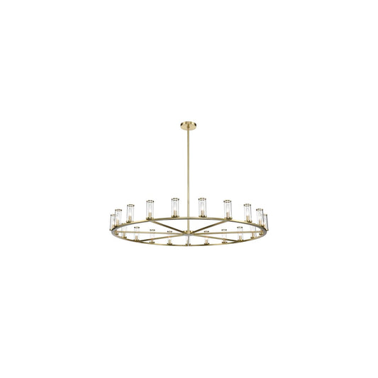 Revolve 21 Light 60" Wide Taper Candle Chandelier