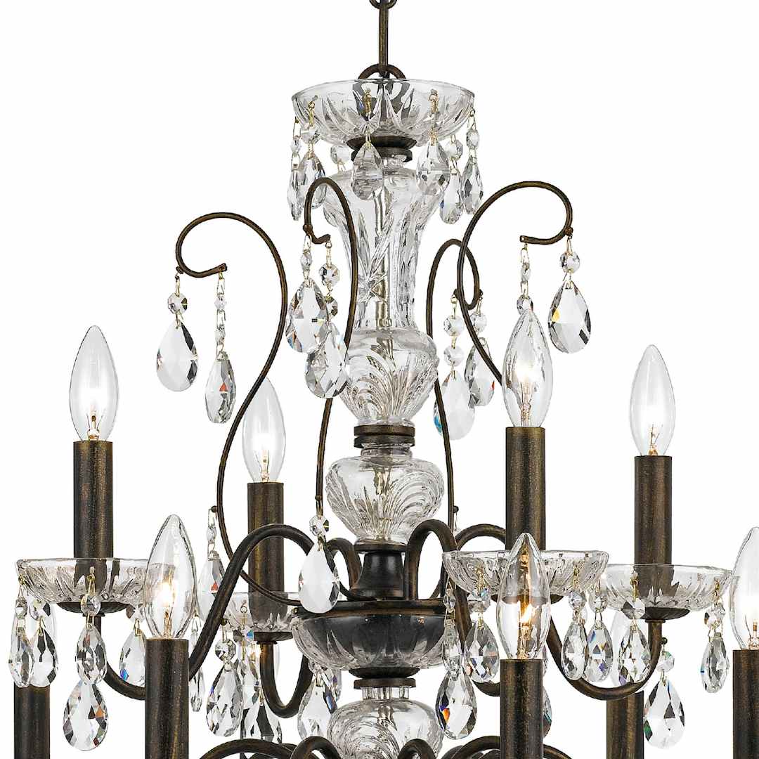 Butler 12 Light 29" Wide Crystal Chandelier with Swarovski Strass Crystal Accents