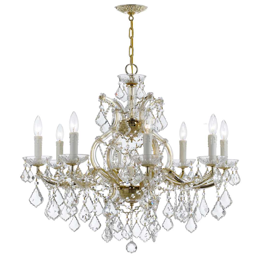 Maria Theresa 9 Light 26" Wide Crystal Chandelier with Swarovski Spectra Crystal Accents