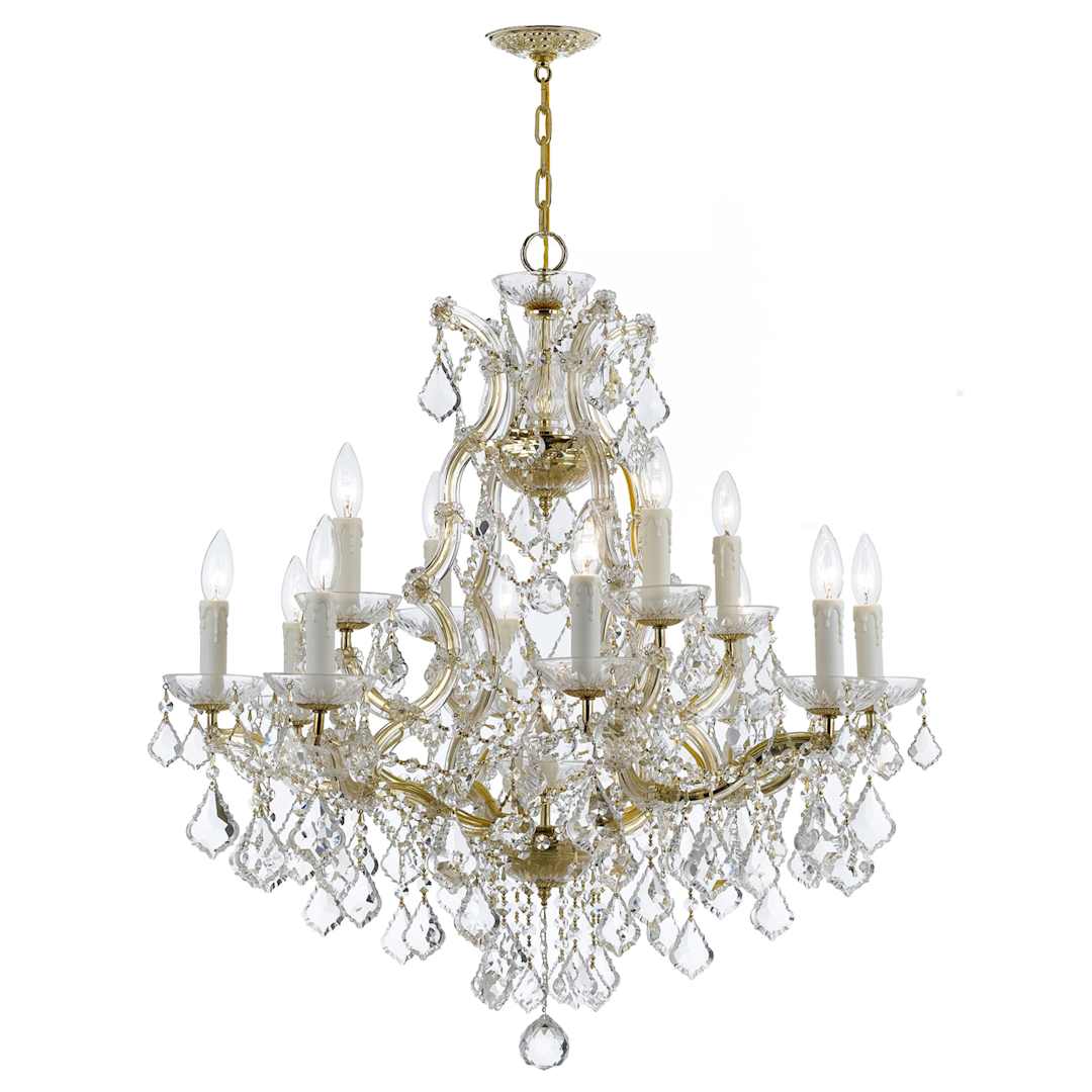 Maria Theresa 13 Light 29" Wide Crystal Chandelier with Swarovski Spectra Crystal Accents