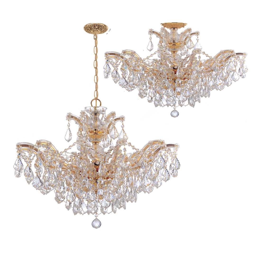 Maria Theresa 6 Light 27" Wide Crystal Chandelier with Swarovski Spectra Crystal Accents