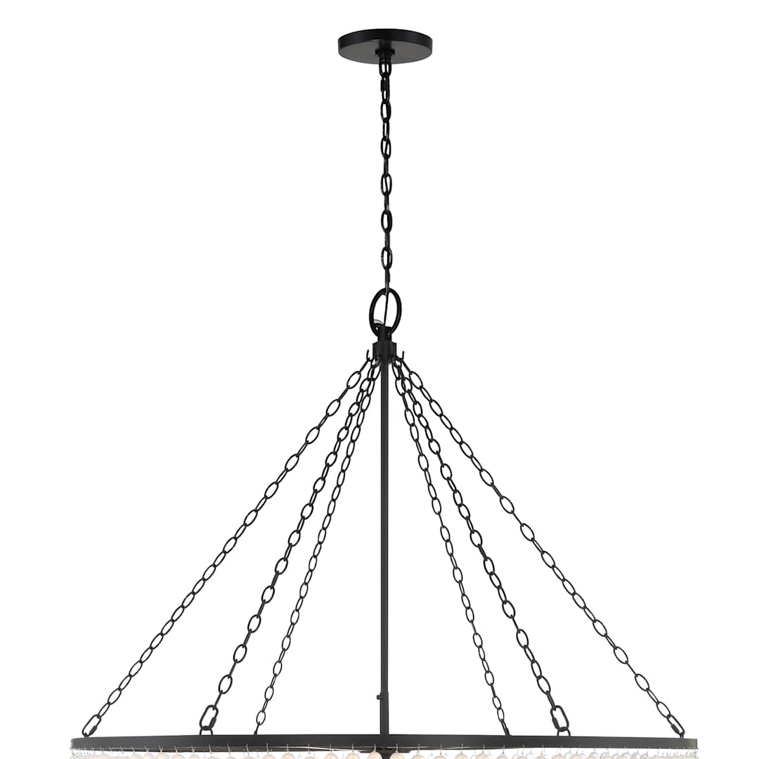Rylee 15 Light 49" Wide Beaded Waterfall Chandelier