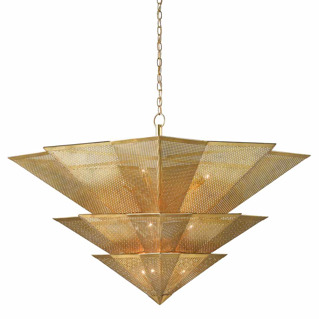 Hanway 9 Light 49" Wide Wrought Iron Chandelier