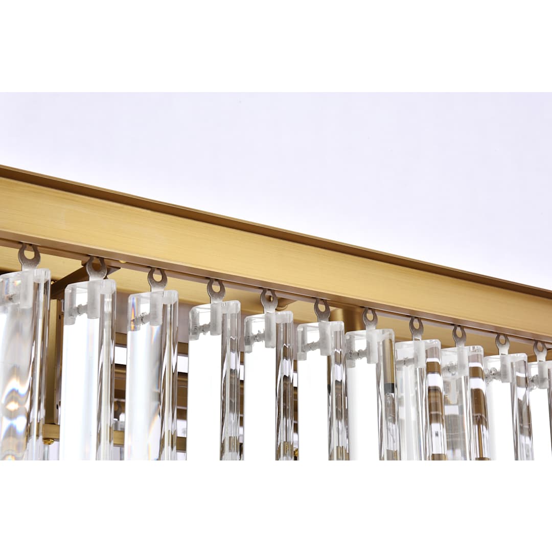 Sydney 12 Light 60" Wide Crystal Waterfall Chandelier
