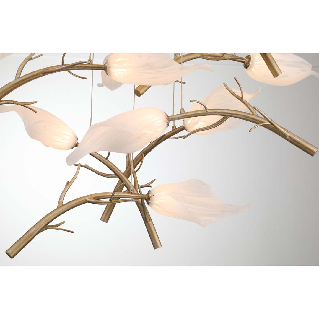 Matera 32" Wide LED Abstract Chandelier