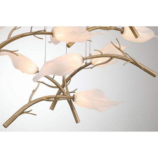 Matera 32" Wide LED Abstract Chandelier