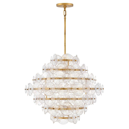 Rene 16 Light 30" Wide Ring Chandelier
