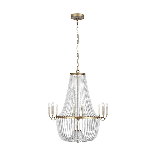 Marielle 12 Light 41" Wide Beaded Candle Style Chandelier