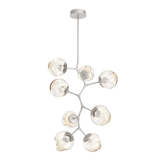 Luna 32" Wide LED Crystal Abstract Chandelier