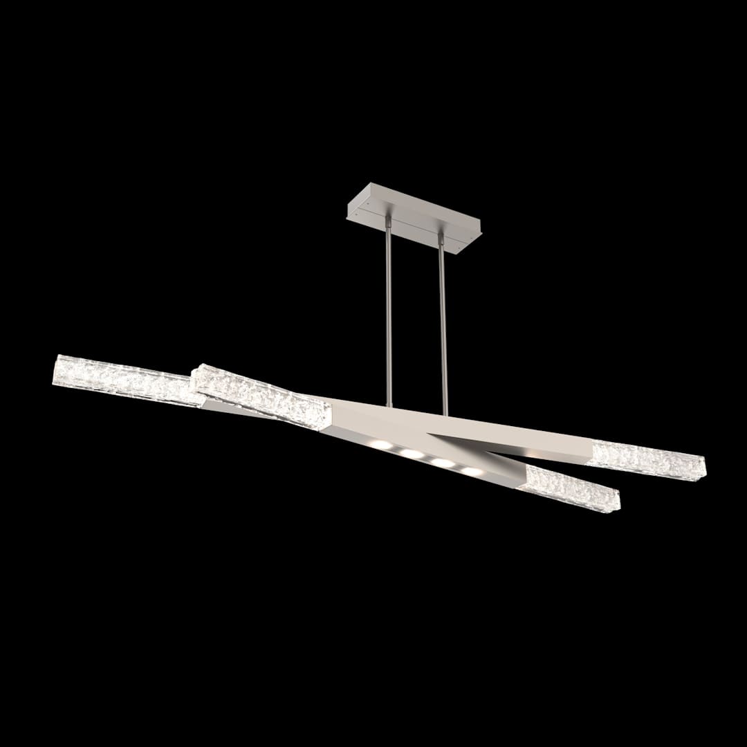 Axis 8 Light 64" Wide LED Abstract Linear Chandelier - 2700K