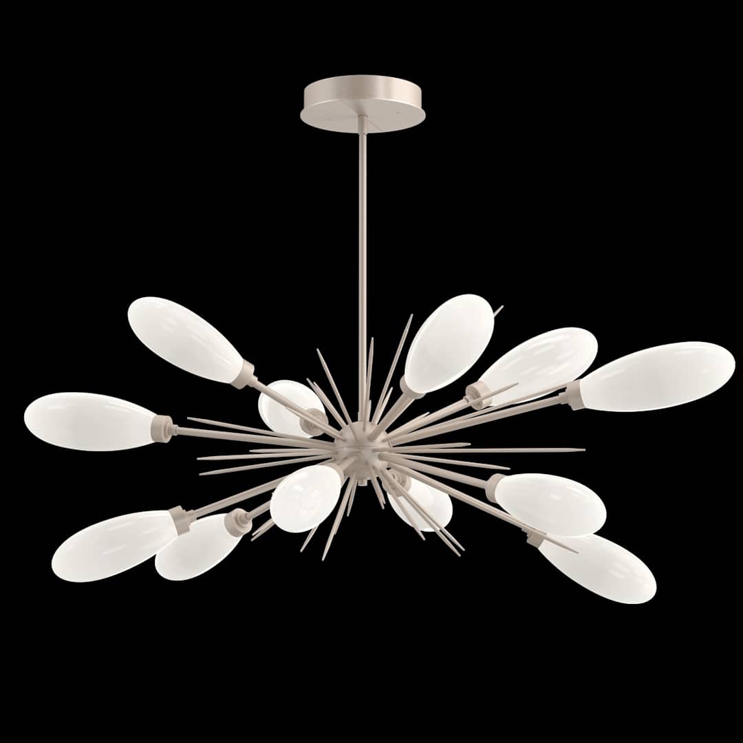 Fiori 12 Light 34" Wide LED Abstract Sputnik Chandelier - 3000K
