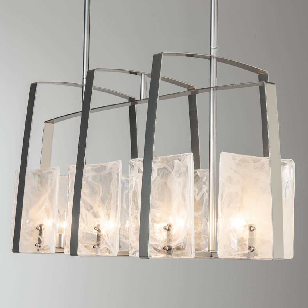Arc 8 Light 43" Wide Linear Chandelier