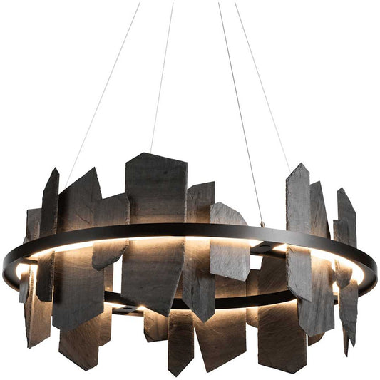 Ardesia 38" Wide LED Ring Chandelier