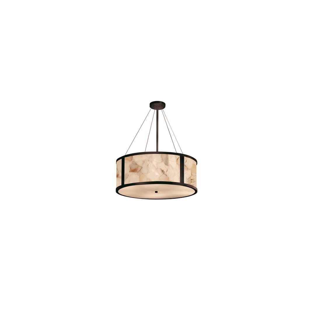Tribeca Single Light 36" Wide Integrated 3000K LED Drum Chandelier