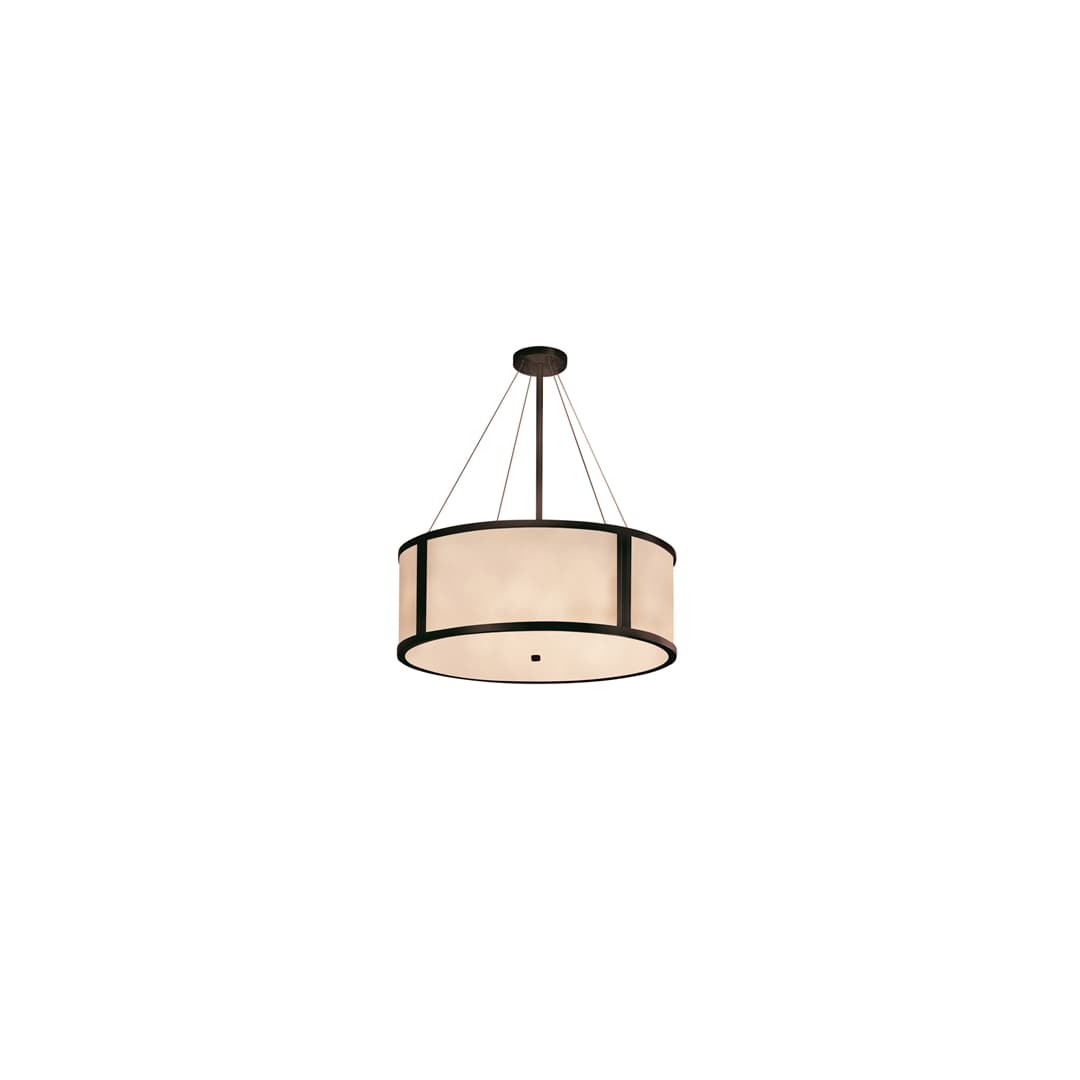 Tribeca Single Light 36" Wide Integrated 3000K LED Drum Chandelier