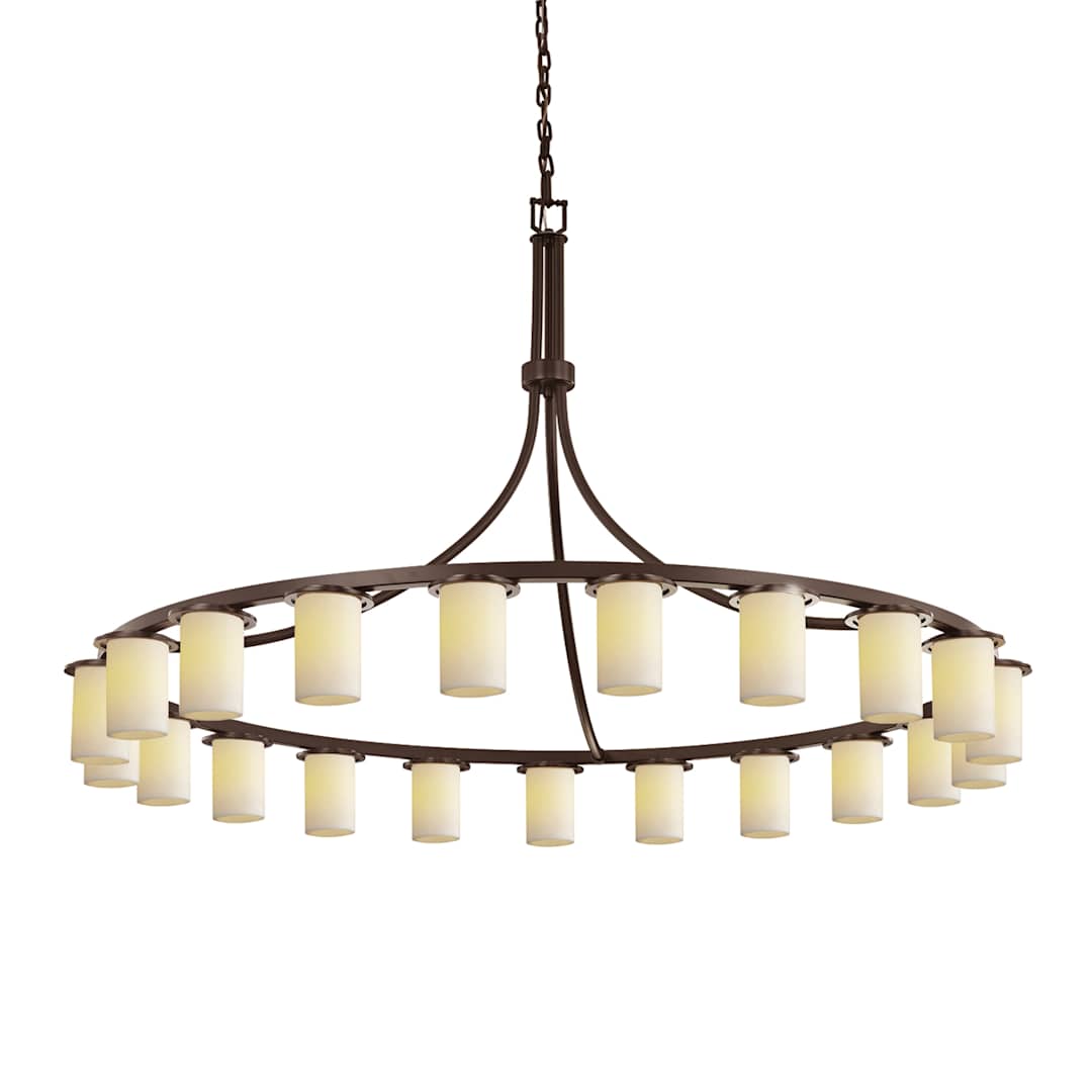 CandleAria 21 Light 60" Wide LED Chandelier