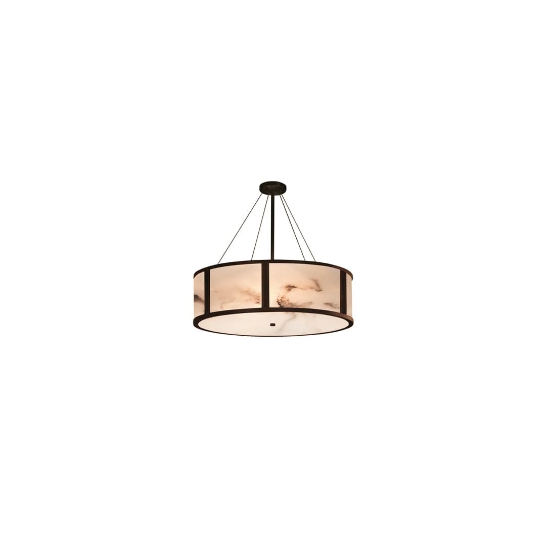 Tribeca Single Light 48" Wide Integrated 3000K LED Drum Chandelier