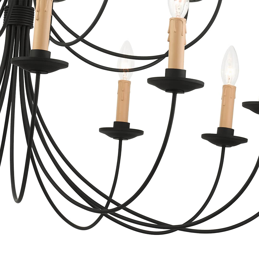 Heritage 24 Light 3 Tier Chandelier