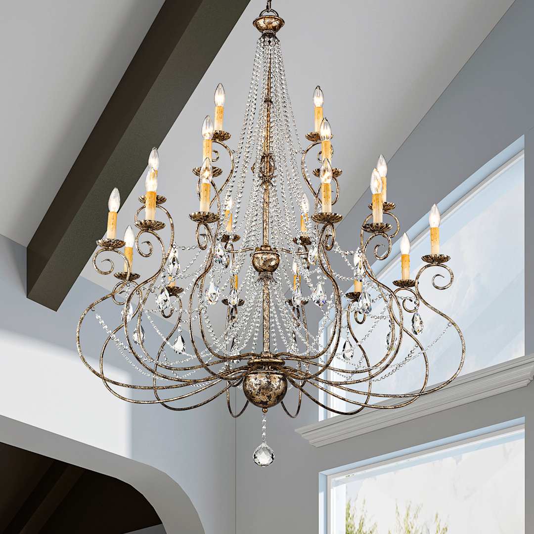 Isabella 21 Light 3 Tier Chandelier