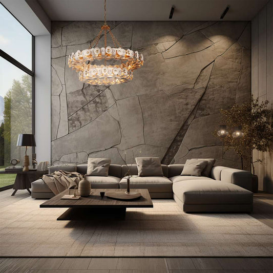 Niu 22 Light 39" Wide Ring Chandelier