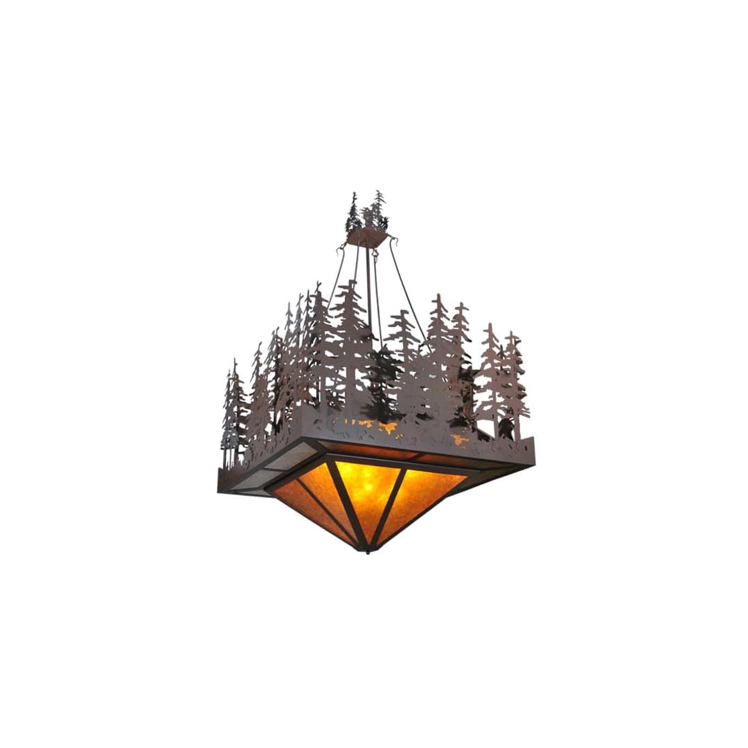 Pine Lake 12 Light 87" Wide Chandelier