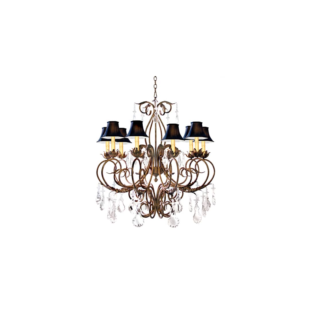 Felicia 10 Light 42" Wide Crystal Chandelier