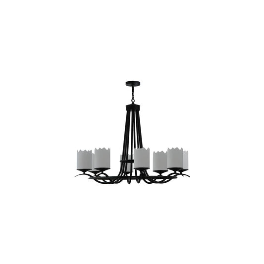 Octavia 8 Light 48" Wide Pillar Candle Style Chandelier