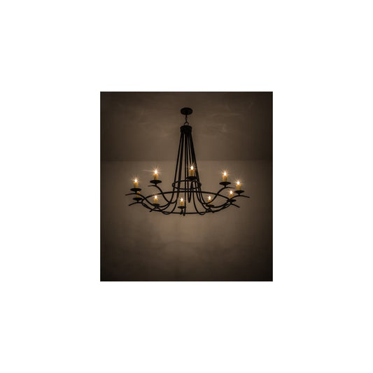 Octavia 10 Light 60" Wide Taper Candle Style Chandelier