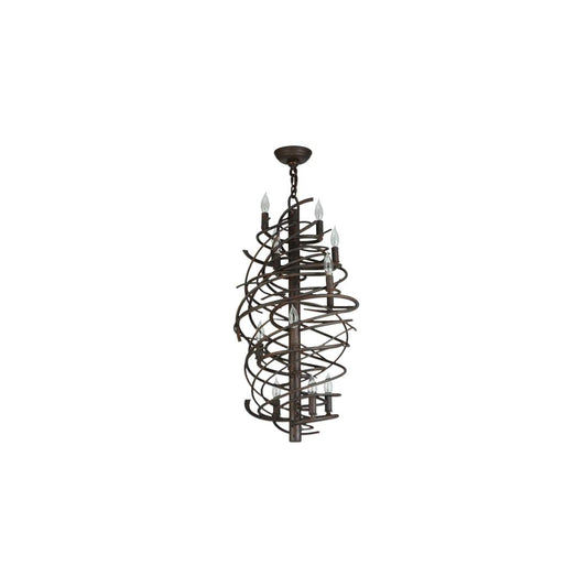 Cyclone 13 Light 24" Wide Taper Candle Style Chandelier