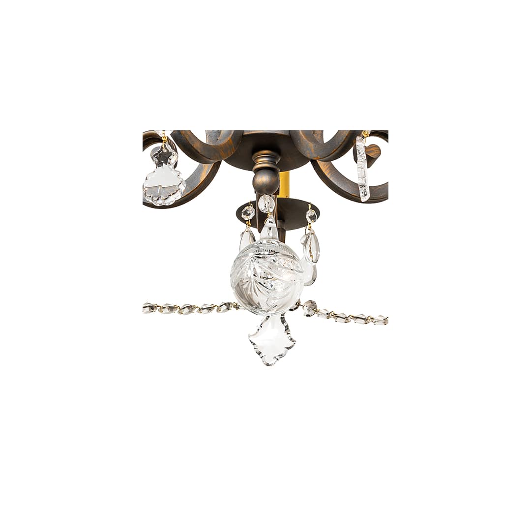Adrianna 5 Light 26" Wide Crystal Candle Style Chandelier