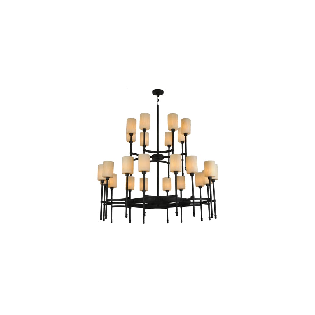 Fantasy 24 Light 60" Wide Pillar Candle Style Chandelier