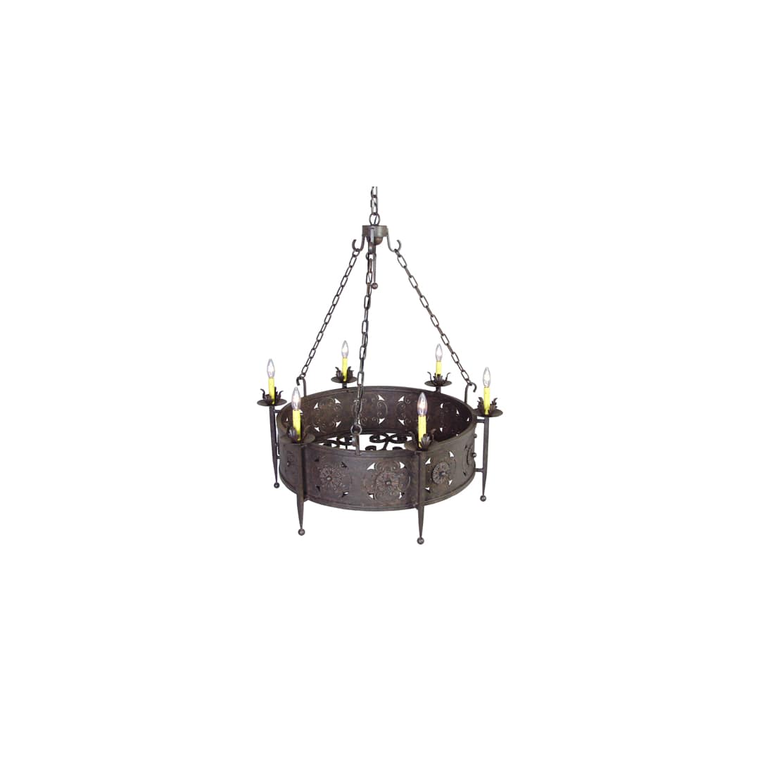 Claudio 6 Light 38" Wide Taper Candle Style Chandelier
