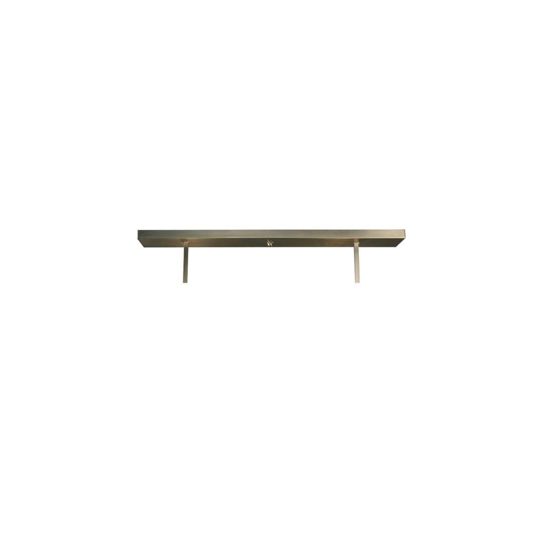 Metro Fusion 4 Light 38" Wide Semi-Flush Linear Ceiling Fixture