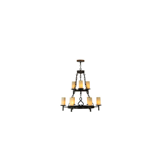 Newcastle 9 Light 33" Wide Pillar Candle Style Chandelier