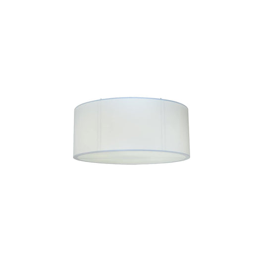 Cilindro 6 Light 60" Wide Flush Mount Drum Ceiling Fixture - Nickel Finish - GU24 Bulb Base