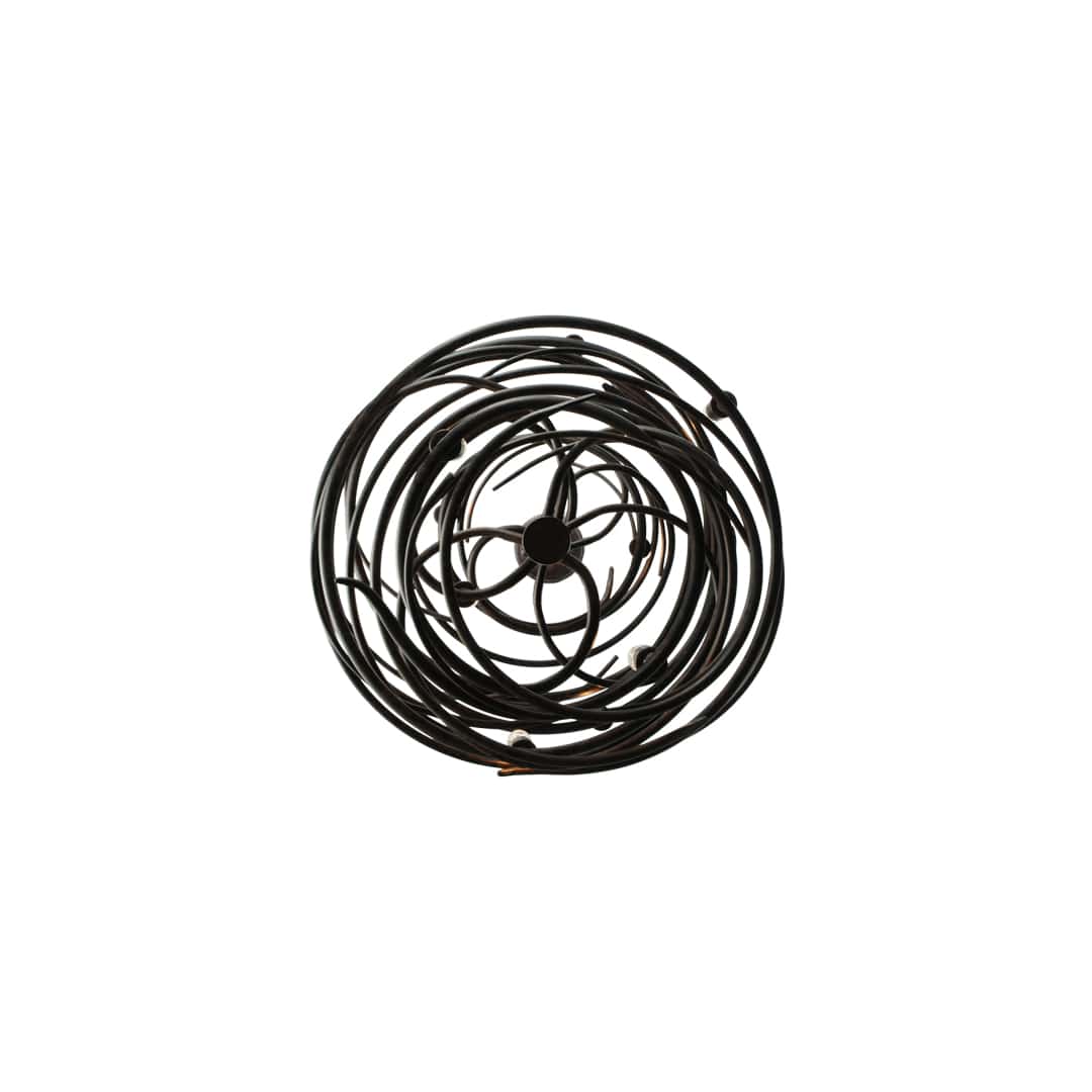 Cyclone 9 Light 21" Wide Taper Candle Style Chandelier