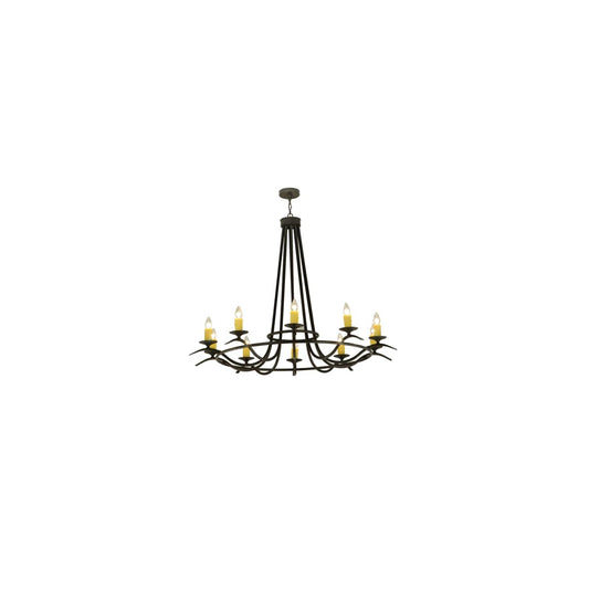 Octavia 10 Light 58" Wide Taper Candle Style Chandelier