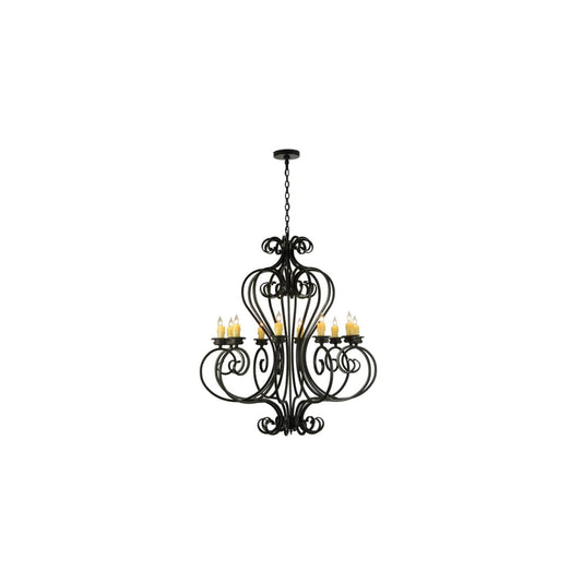 Fernando 10 Light 42" Wide Taper Candle Style Chandelier