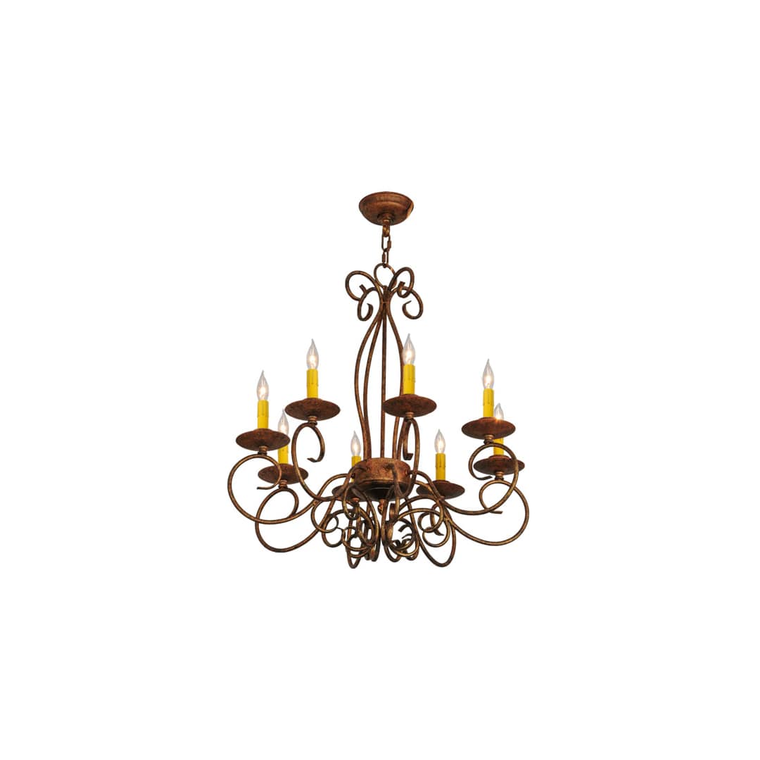 Elisha 8 Light 26" Wide Taper Candle Style Chandelier