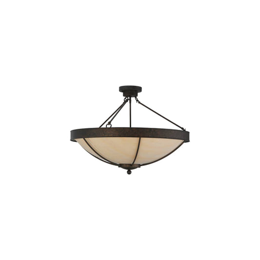 Alysiales 5 Light 32" Wide Semi-Flush Bowl Ceiling Fixture