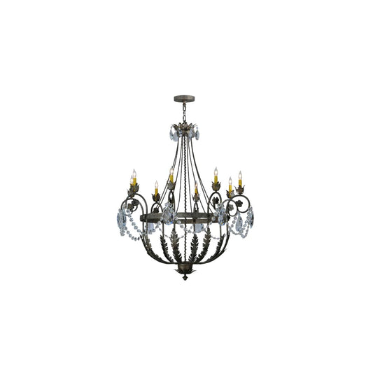 Antonia 8 Light 43" Wide Crystal Candle Style Chandelier