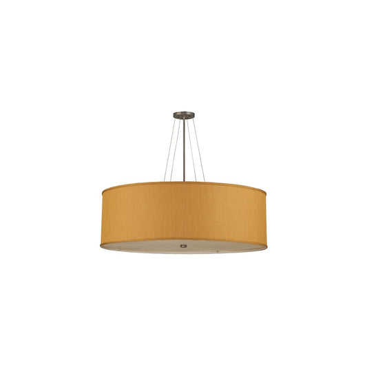 Cilindro Honey Bombay 3 Light 36" Wide Semi-Flush Drum Ceiling Fixture