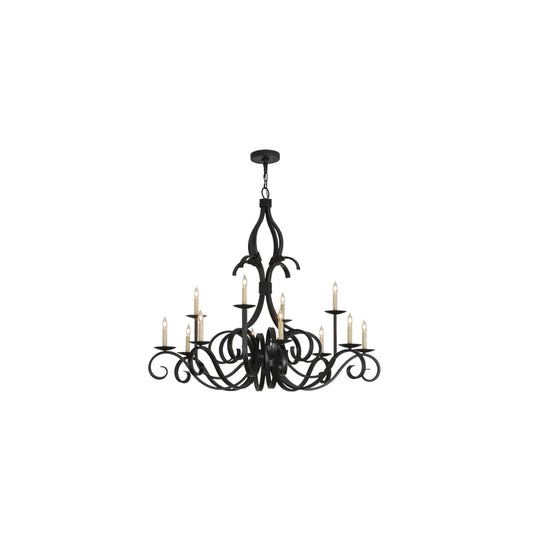 Cypress 12 Light 48" Wide Taper Candle Style Chandelier