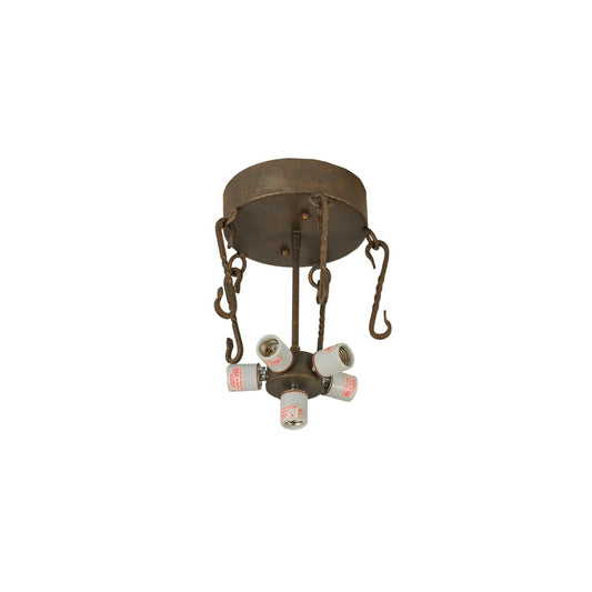 Star 6 Light 36" Wide Semi-Flush Ceiling Fixture